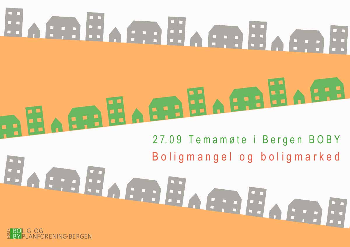 Temamøte i Bergen: Boligmangel og boligmarked